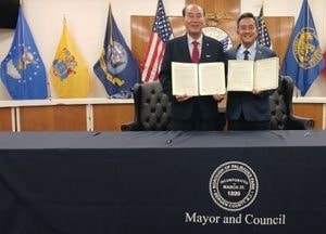 동두천시-미국 팰리세이즈파크, 자매결연 협약 체결...TF팀 구성 ‘협력 프로젝트’ 추진