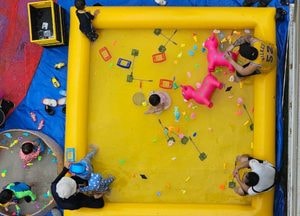 [사진으로 봤다] 평택 예술인광장 ‘원더-풀 비치’…한여름 더위 날린 물놀이 축제