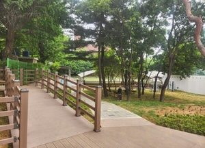 인천 남동구, 구월어린이공원 내 쉼터 조성…잔디마당·데크·조명 새단장