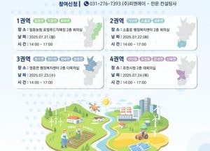 포천시, 농촌공간 재구조화·재생 기본계획 수립 ‘권역별 현장 포럼’ 21~24일 개최