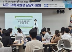 경기도교육청, 경기도형 유보통합 협력체계 구축 나섰다...시군-교육지원청 담당자 회의 가져