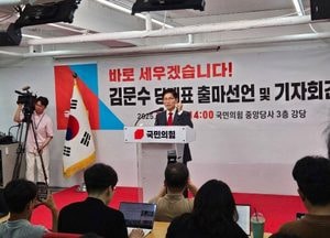 국민의힘 당대표 3자냐 4자냐…김문수 출마에 ‘한동훈 변수’만 남았다