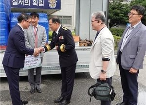국제바로병원, 인천구치소에 얼음생수 3만병 기부…온열질환 예방 나서