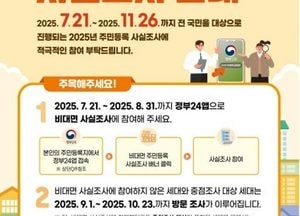 구리시 ‘2025년 주민등록 사실조사’ 진행...오는 11월 26일까지 대면·비대면 병행