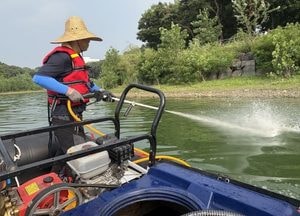용인특례시, 기흥호수 녹조 확산 방지 총력 대응...조정대회 앞두고 수질 관리 강화