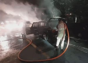 [영상] 성남서 차량 화재…인명피해 없어
