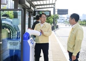 정명근 화성특례시장 ‘시민 안전 확보’ 폭염 대응시설 현장 점검 나서