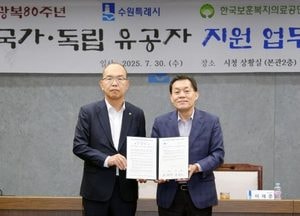 수원시-한국보훈복지의료공단, 국가·독립유공자 지원 강화 업무협약 체결