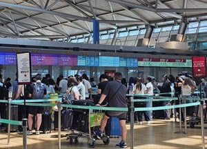 붐비는 인천국제공항