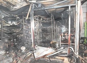 광주 곤지암 공구보관 창고서 한밤 화재, 인명피해 없어