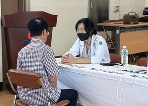 인천 옹진군·나은병원, 장봉도 찾아 무료 진료 실시
