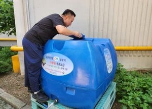동두천시, 주민보급용 유용미생물 보급통 점검...전문기관 검사로 품질 관리 강화
