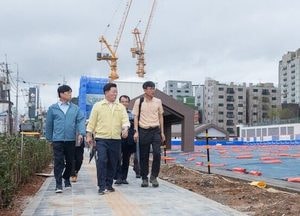 광명시, 광명초 임시 통학로 안전 점검 강화