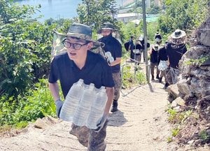 인천 옹진군, 소이작도 단수 사태에 생수 14톤 긴급 지원