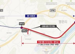 용인특례시, 포곡IC 교차로-영마교 25일 우선 개통...마성1교차로 구간 11월 공사 완료