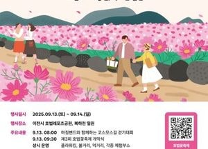 복하천 따라 펼쳐진 코스모스 꽃길...이천시 호법면, 내달 13·14일 ‘호법꽃축제’ 개최