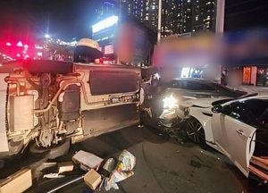고양 일산서구 덕이동서 5중 추돌사고…2명 경상