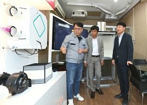 차준택 부평구청장, 지역 기업 티젠 방문…애로사항 청취·근로자 격려