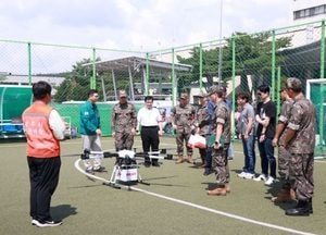 양주시, 국군양주병원서 의료 드론배송 시연…민·관·군 협력 강화