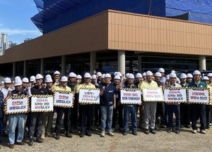 정하용 경기도의원 ‘노동안전의 날’ 행사 참석...용인 동백종합복지회관 건설 현장 점검