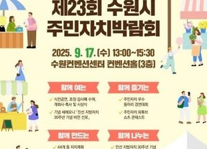 수원시 ‘제23회 수원시 주민자치박람회’ 17일 수원컨벤션센터서 개최