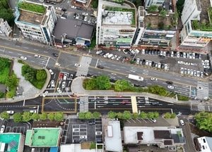 정하용 경기도의원, 용인 민속촌입구삼거리 가감속 차선 정비공사 준공