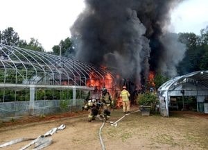 고양 화정동 주거용 비닐하우스서 화재...인명피해 없어