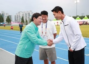 이상일 용인특례시장 ‘세계육상선수권 은메달’ 우상혁 선수에 축하 전해