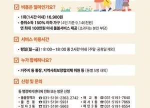 수원시, 초등 저학년 등하교 동행돌봄 서비스 시범 운영...10개 동에서 12월까지 시행