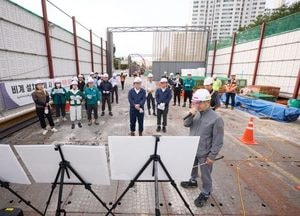 양주시, 도봉산~옥정 광역철도 104정거장 공사 점검