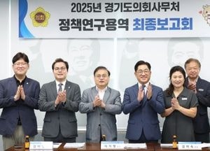 이기형 경기도의원, 경기도정 AI 준비지수 진단·현황 분석 연구용역 최종보고회 열어