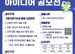 수원특례시 ‘고향사랑 기부금 활용 아이디어 공모전’ 개최