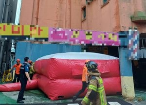 동두천 모텔 옥상서 투신 50대...에어매트로 극적 구조