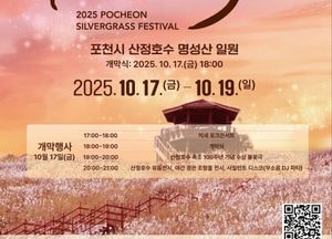 산정호수 축조 100주년...'제28회 억새꽃축제' 17~19일 명성산 일원서