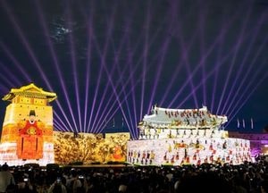 수원시 ‘2025 수원화성 미디어아트’ 축제 관람객 51만여명 찾았다