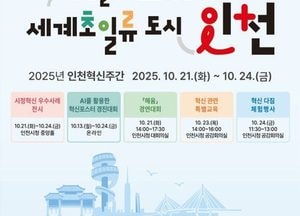 시민과 함께하는 ‘2025 인천 혁신주간’ 개막…AI·정책연구로 혁신행정 박차