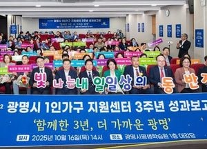 광명시1인가구지원센터, 3년간 2만건 서비스…‘혼자 아닌 삶’ 지역 돌봄 허브로