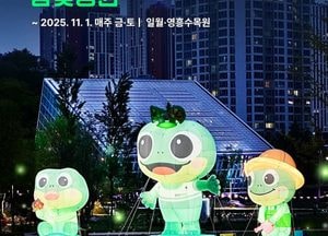 빛과 자연이 어우러진 가을밤...수원수목원 ‘밤빛정원’ 개장