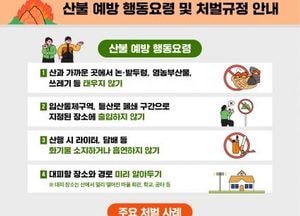 구리시, 가을철 산불방지 종합대책 본부 운영...선제적 예방 체계 강화
