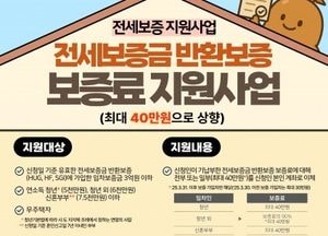 안성시, 전세보증금 반환보증 보증료 최대 40만원 지원...올해 말까지 접수
