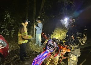 여주소방서, 오갑산 조난 등산객…산악오토바이 동호회와 신속 구조