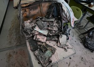 안성 고교 빈 교실서 불…휴대전화 보관함 발화