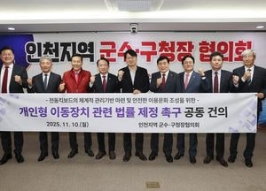 옹진군, 인천지역 군수·구청장 협의회 개최…지역 상생 협력 강화