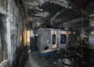 부천 오정구 용기 제조 공장 화재...30대 남녀 2명 중상
