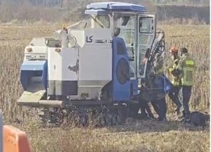포천서 60대 남성 탈곡기에 몸 끼여 중태
