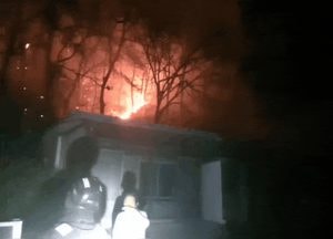 [영상] 연천 전곡읍 간파리 임야서 화재…4시간11분 만에 완진