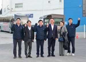 이충우 여주시장, 자동차 부품 제조 기업 ‘에스앤에스’ 현장 방문