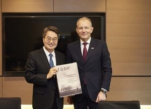김동연 경기도지사, 프랑스 에어리퀴드사와 반도체소재·수소분야 투자 계획 논의