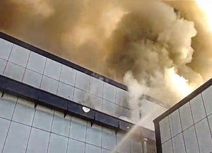 이천 철제 가공 공장서 화재…인명피해 없어