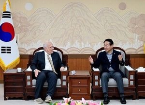 유정복 인천시장, 존스홉킨스대 교수진 만나 한·미 바이오 협력 확대 논의